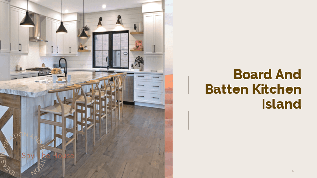 board and batten kitchen island