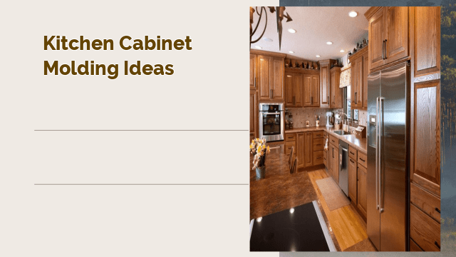 kitchen cabinet molding ideas