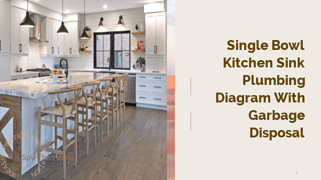 Single Bowl Kitchen Sink Plumbing Diagram with Garbage Disposal